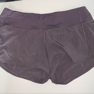 Lululemon speed up short 2.5 inch lavender